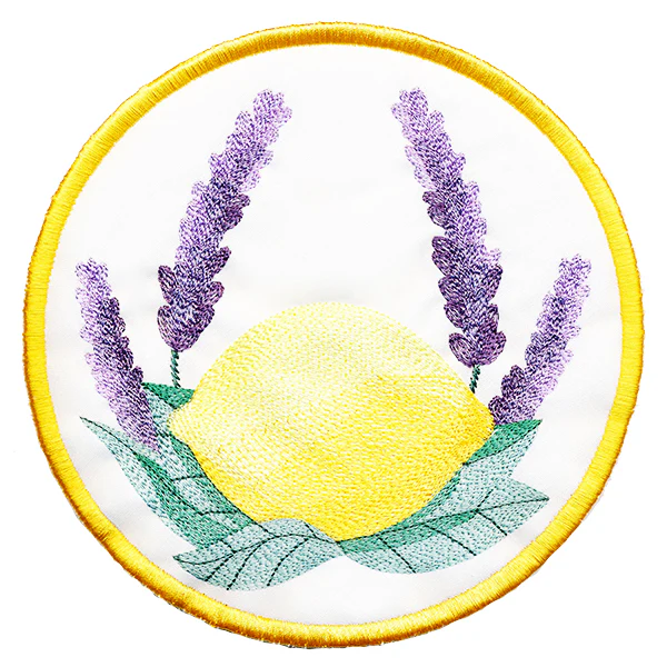 Lemon and Lavender Trivet (In-the-Hoop) - Image 4