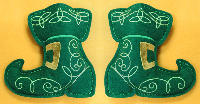 Leprechaun Boots (In-the-Hoop) - Image 6