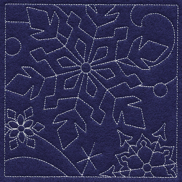 Let It Snow Quilting - Captivating Snowflake (Double Run) - Image 4