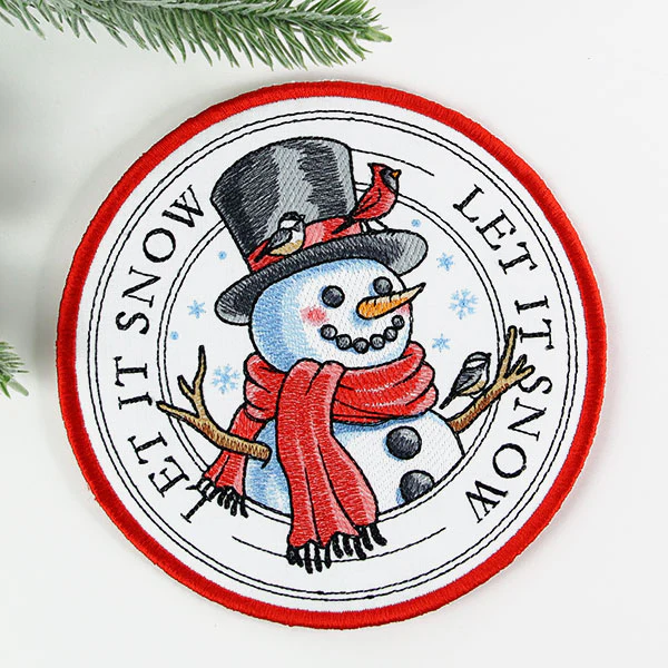 Let It Snow Snowman Trivet (In-the-Hoop) - Image 7