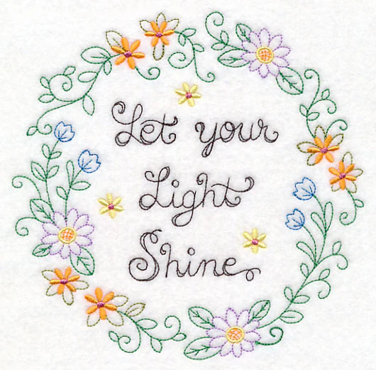 Let Your Light Shine Wreath (Vintage) - Image 2