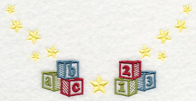 Letter Blocks Neckline (V-Neck) - Image 3