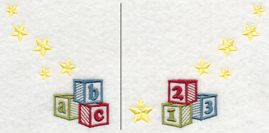 Letter Blocks Neckline (V-Neck) (Split) - Image 2