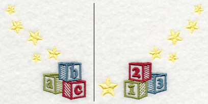 Letter Blocks Neckline (V-Neck) (Split) - Image 3