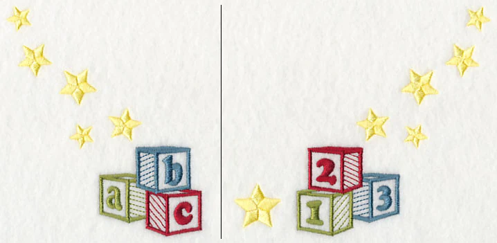 Letter Blocks Neckline (V-Neck) (Split) - Image 4