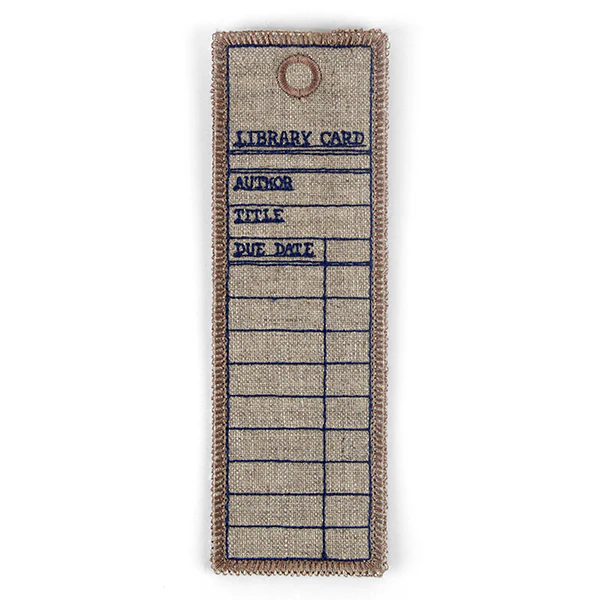 Library Card Bookmark (In-the-Hoop) - Image 2