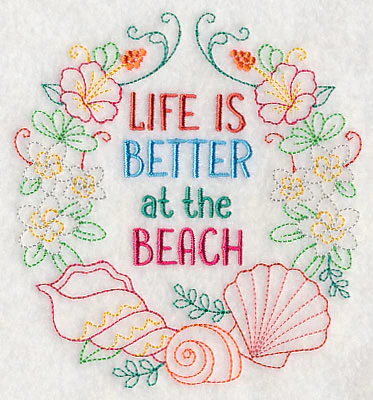 Life is Better at the Beach Wreath - Image 3