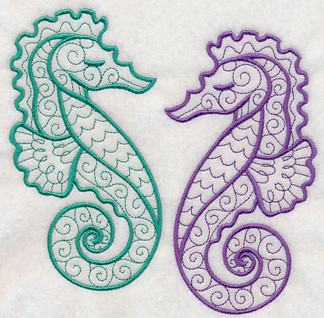 Light and Lovely Seahorses - Image 2