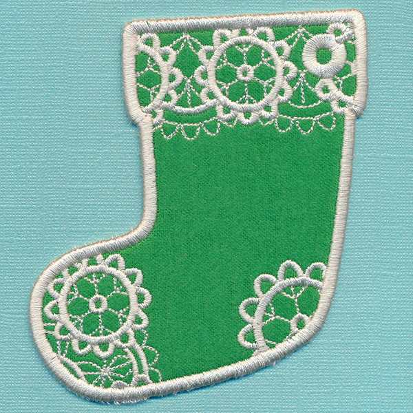 Light and Lovely Stocking Tag (In-the-Hoop)
