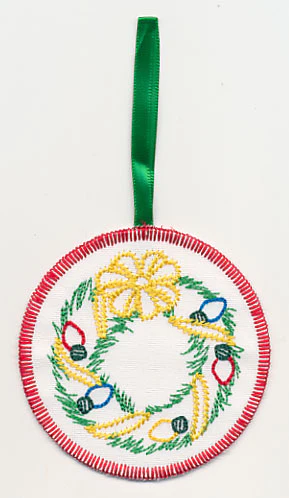 Light Bright Wreath Ornament (In-the-Hoop)