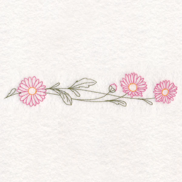 Light Daisy Border (Vintage) - Image 3