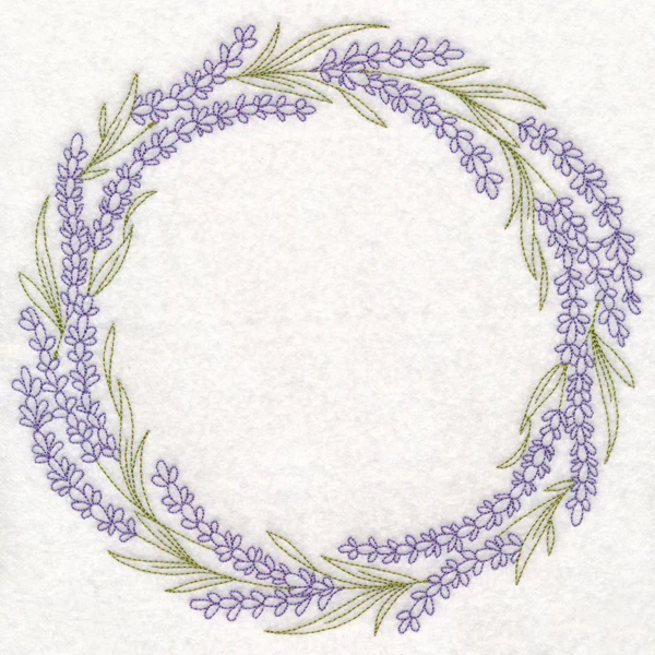 Light Lavender Wreath (Vintage) - Image 6