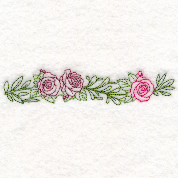 Light Rose Border (Vintage) - Image 5
