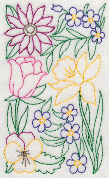 Light Spring Blossoms 1 (Vintage) - Image 3