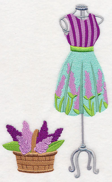 Lilacs Dress Form - Image 2