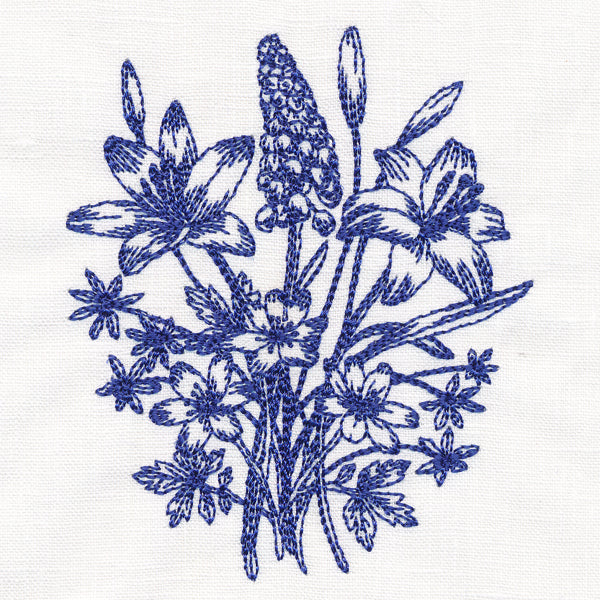 Lilies and Hyacinth Bouquet - Image 4