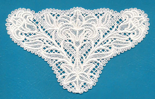 Lilies Inset with Overlay (Battenburg Lace) - Image 3