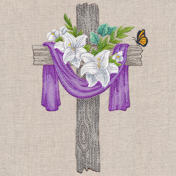 Lilies on the Cross