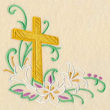 Lily Cross Filigree Corner - Image 2