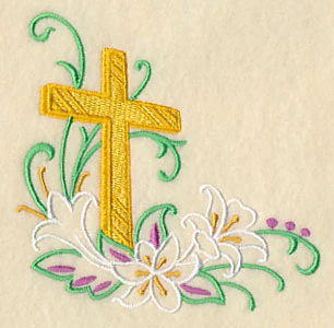 Lily Cross Filigree Corner - Image 3