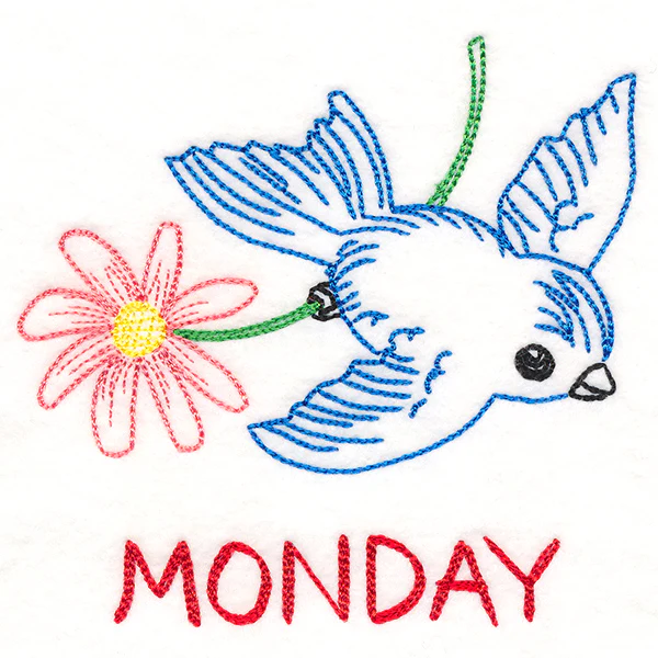 Little Bird on Monday (Vintage) - Image 3