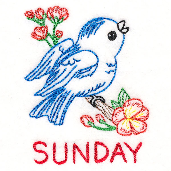 Little Bird on Sunday (Vintage) - Image 2