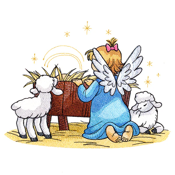 Little Christmas Angel and Friends - Image 2