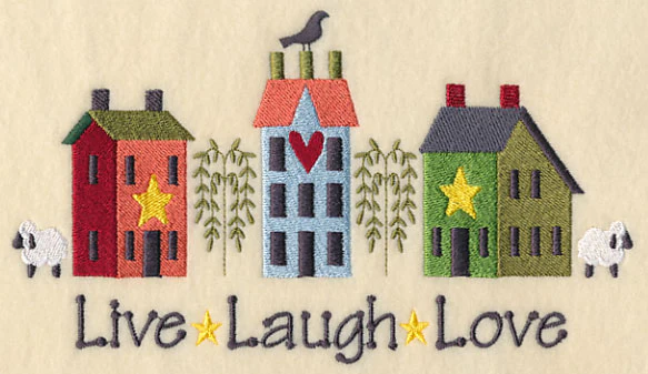Live, Laugh, Love Saltbox Houses - Image 2