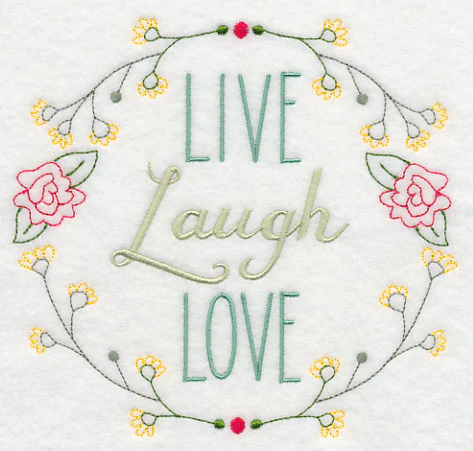 Live Laugh Love Wreath - Image 3
