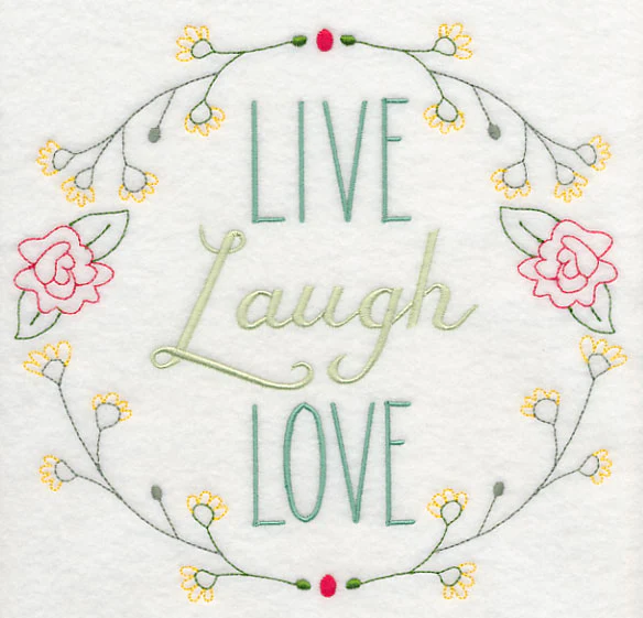 Live Laugh Love Wreath - Image 6