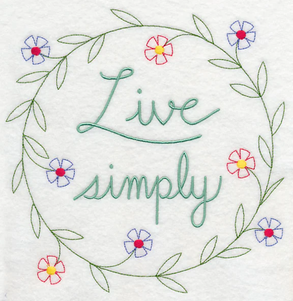 Live Simply Wreath - Image 6