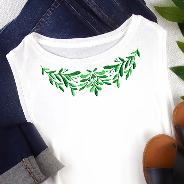 Lively Botanical Neckline - Image 8