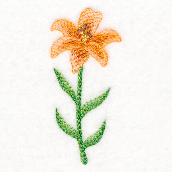 Lively Lily in Watercolor - Image 3