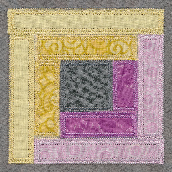 Log Cabin Quilt Block (In-the-Hoop) - Image 3