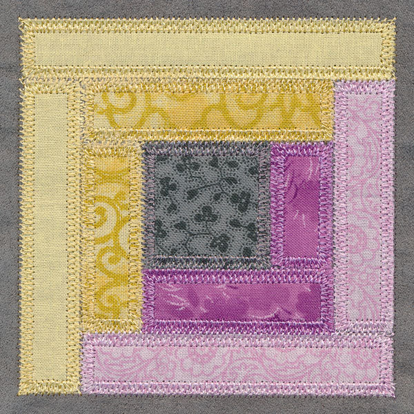 Log Cabin Quilt Block (In-the-Hoop) - Image 4