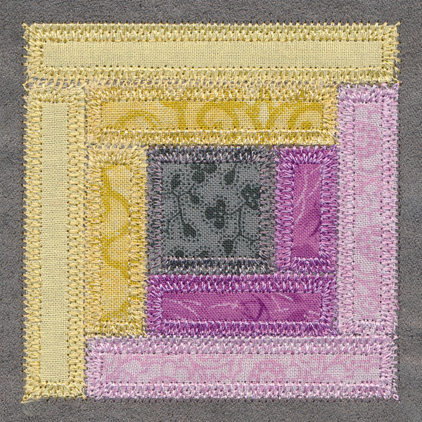 Log Cabin Quilt Block (In-the-Hoop) - Image 5