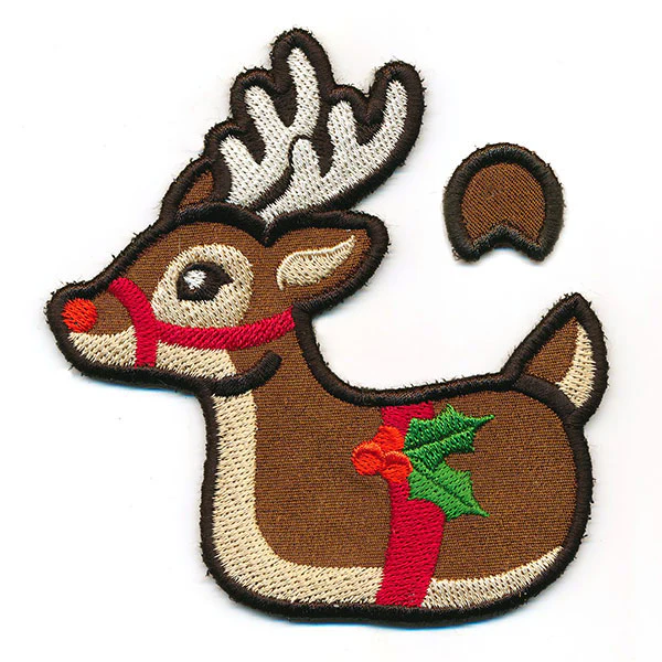 Long-Legged Christmas Reindeer (Magnet) (In-the-Hoop) - Image 2