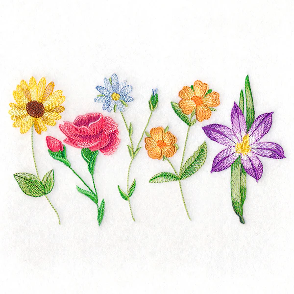 Long-Stemmed Wildflowers Border - Image 4