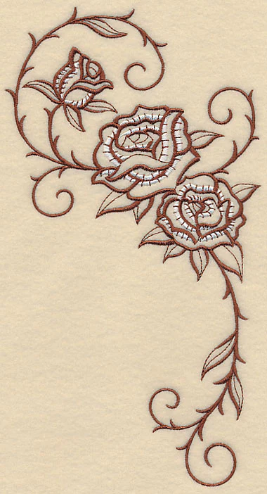 Longhorn Skull Flowers - Left - Image 2