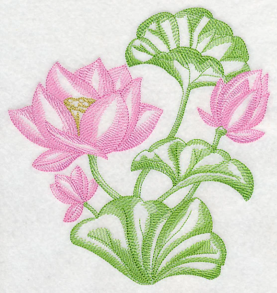 Lotus Flower (Toile) - Image 6
