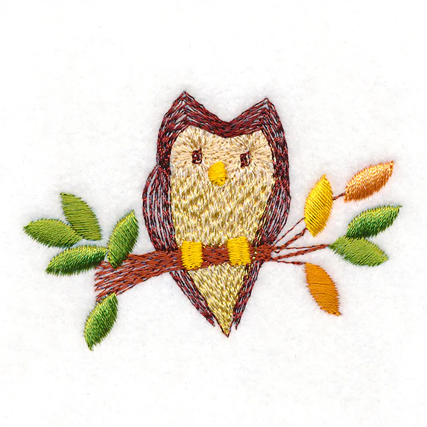 Lovable Perched Owl