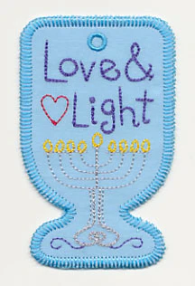 Love and Light Gift Tag (In-the-Hoop) - Image 2