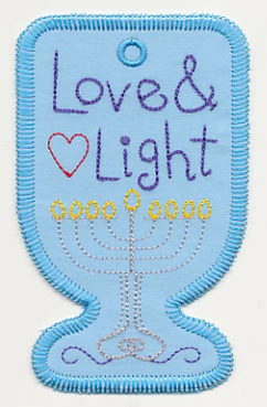 Love and Light Gift Tag (In-the-Hoop) - Image 3