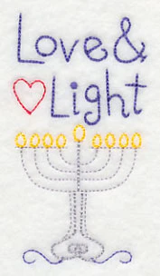 Love and Light Menorah (Vintage) - Image 3