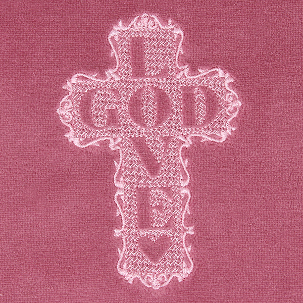 Love God Cross (Embossed) - Image 5