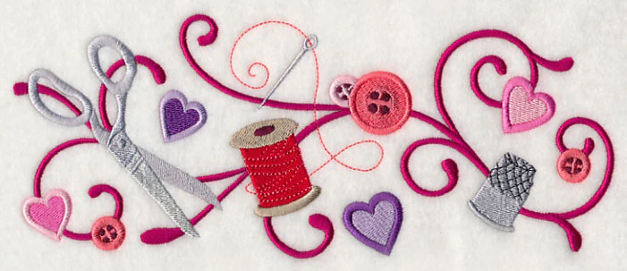 Love of Sewing Border - Image 2