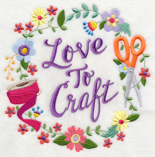 Love To Craft Wreath - Image 2
