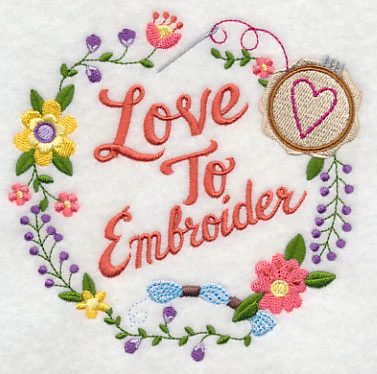Love To Embroider Wreath - Image 4
