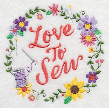 Love To Sew Wreath - Image 4