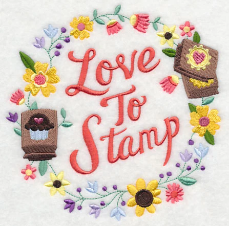 Love To Stamp Wreath - Image 3